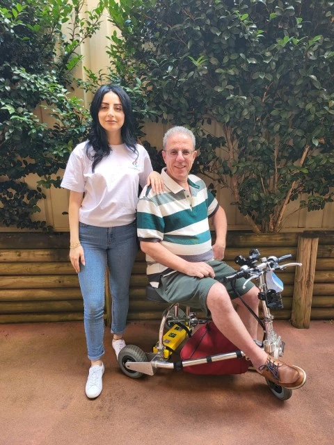 Rebecca and Michael, both co-founders of mycarehub, smiling at the camera